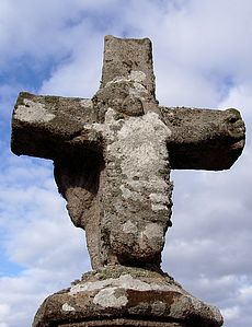 Croix terminale, face antérieure, Christ en croix (2008)